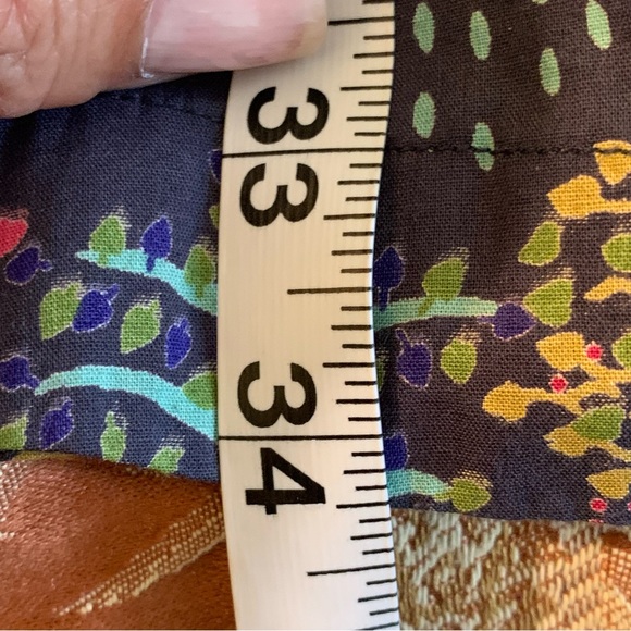 EMILY & FIN. Dress w/ tree prints in different colors. Cotton fit & flar… - Picture 10 of 11